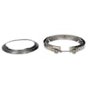 Cummins V-Band Clamp and Gasket 2880213 2880215 90-0013 (Angled View)