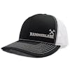 Black & White Hammerlane Cross Hammers Snapback Hat Side