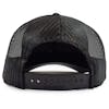 Charcoal & Black Hammerlane Cross Hammers Snapback Hat Back