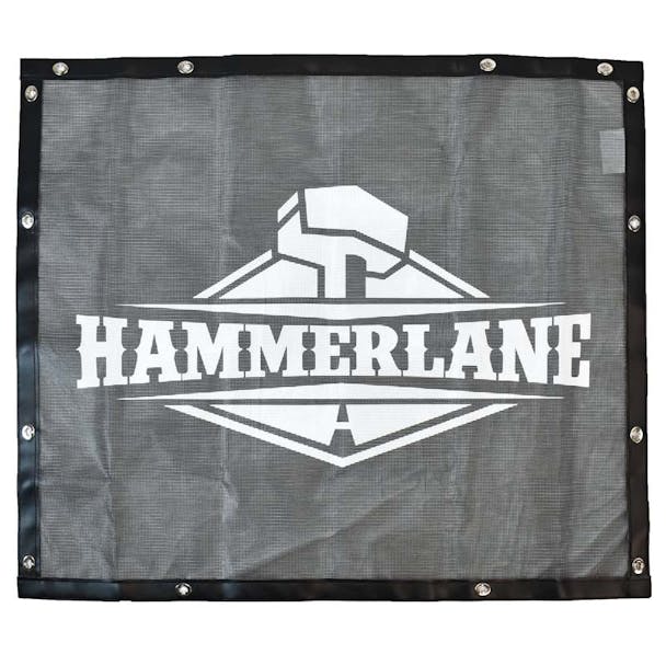 Black Bug Screen With Custom Hammerlane Logo
