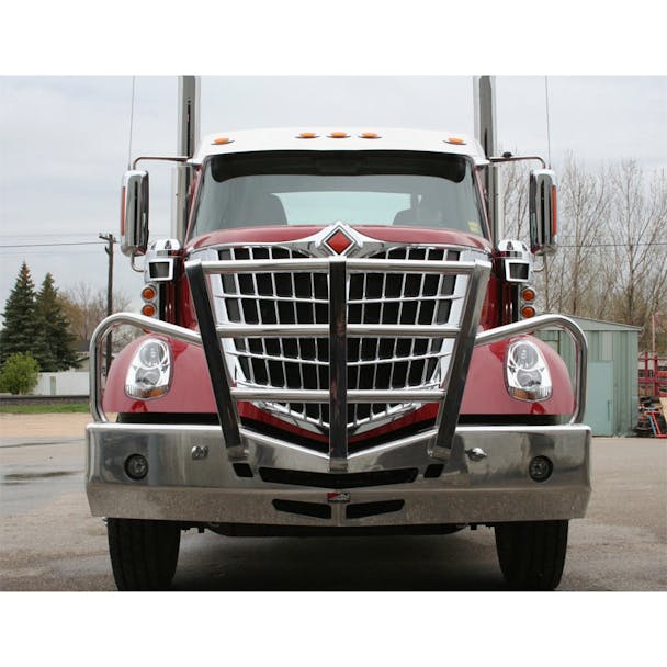 International LoneStar Ali Arc Curved Front Bumper Grill Guard