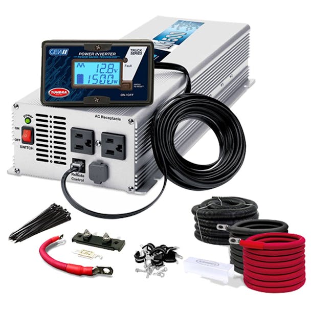 Tundra Power Inverter 1500 Watt Modified Sine Wave - Inverter and Install Kit