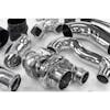 Closeup of Chrome-Coated Turbo Kit