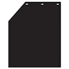 Polygard 3/16" Black Angled Mud Flaps Left Angled Cut