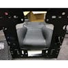 Economy High Back Diamond Pattern Leather Truck Seat With Lumbar Support - L Bracket