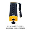 PowerDrive 150 Watt Power Strip Inverter - Vertical Dimensions