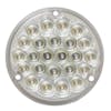 4" Pearl Round LED Interior Light With 1156 Plug - Clear Lens Off