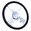 18" Chrome Hawkeye Steering Wheel