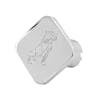 Engraved Bulldog Logo Tractor Trailer Air Brake Knob - Square