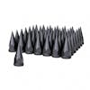 60 Pack of Matte Black 33mm Thread On Super Spike Nut Cover