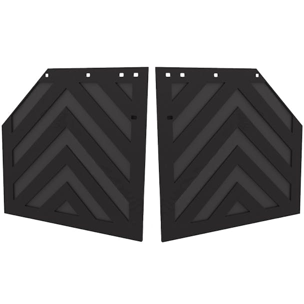 24" x 24" Chevron Heavy Duty Mud Flap Pair