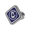 Kenworth Old Logo Tractor Trailer Air Brake Knob - (Blue, Square)