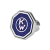 Kenworth Old Logo Tractor Trailer Air Brake Knob - (Blue, Octagon)