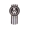 Black Original Kenworth Logo Tractor Trailer Air Brake Knob