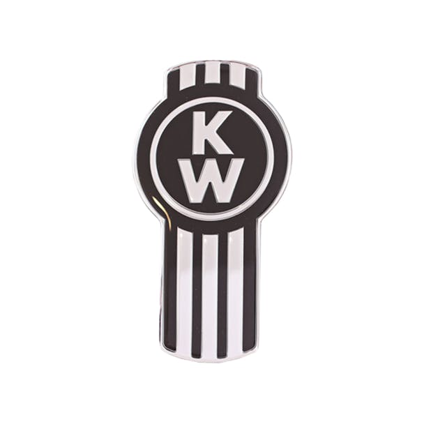 Black Original Kenworth Logo Tractor Trailer Air Brake Knob