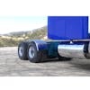 60" Semi Truck Half Fenders Smooth On Truck
