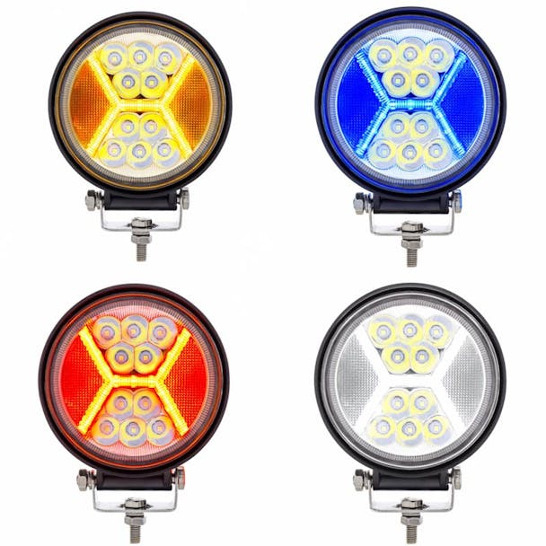 High Power LED Work Light With X Guide