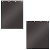 24" x 30" Color Polyguard Mud Flaps Black Set