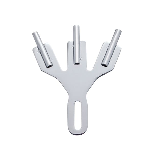 Stainless Steel 3 Post Flag Holder