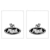 Mack Logo Poly Mud Flap - White Left & Right Facing