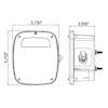 Ford LED Stop Tail Turn Back Up Light - Dimensions