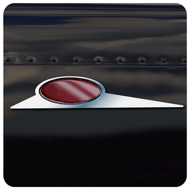 Peterbilt Stainless Steel Blade Emblem Trim