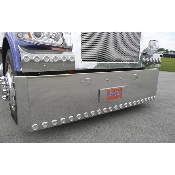 Peterbilt 388 389 Stainless Steel Tow Pin Covers