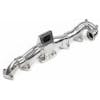 Cummins ISX15 X15 Exhaust Manifold Polished Ceramic Side View