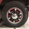 Trailer Hub Cap With Mounting Brackets Kit On Truck