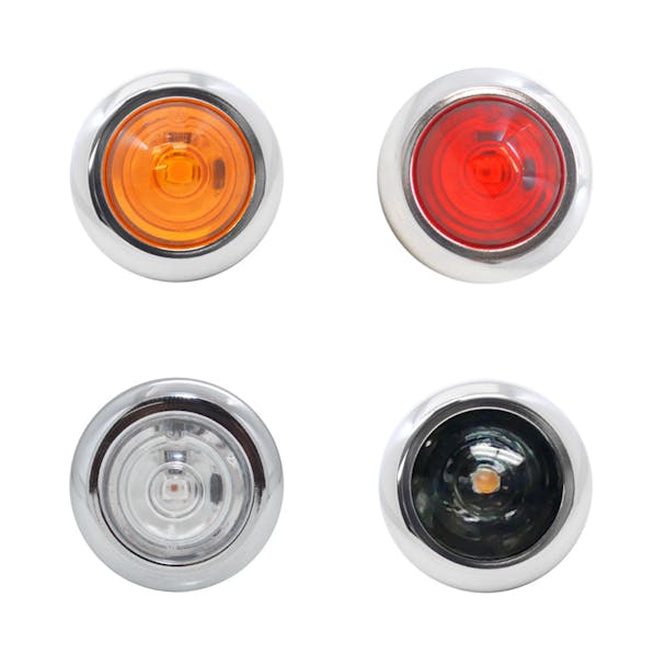 3/4" Round LED Clearance Marker Lights
