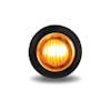 Mini Button 3/4" LED Marker Light With Grommet - Amber