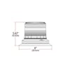 Class 1 Beacon Medium Profile LED Warning Light w/ Cigarette Plug & Dual Switch - Dimensions