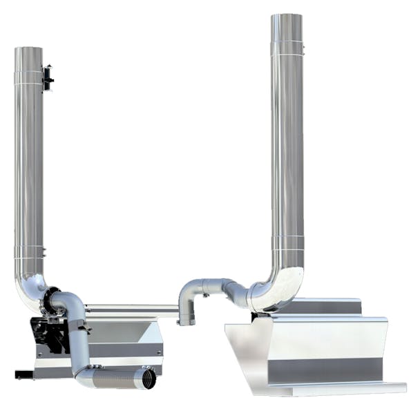 Kenworth W900L 2007 & Newer AK Lite 7" Dynaflex Chrome Exhaust Kit