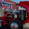 Kenworth W900L Chrome Air Intake Kit - On Truck Under Hood