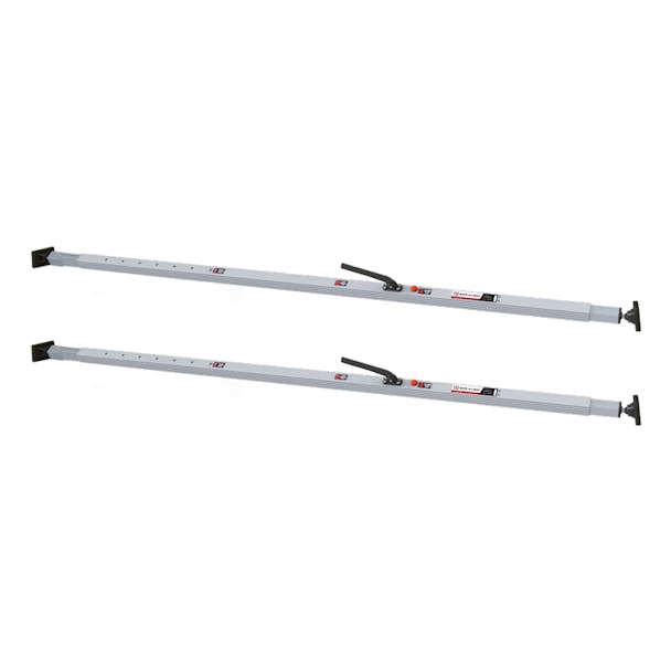 Save-A-Load SL-30 Heavy Duty Trailer Cargo Load Bar Pair With Articulating Ends