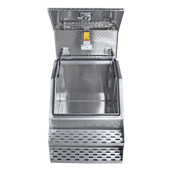 Aluminum Top Opening Saddle Storage Box 2