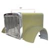 Peterbilt 379 Extended Aluminum Hood 13-03553 L29-6062 (Dimensions)