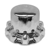 Alcoa Style Chrome One-Piece Rear Hub Axle Cover System 087100S