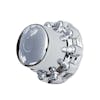 Alcoa Style Chrome One-Piece Rear Hub Axle Cover System 087100S - Side View