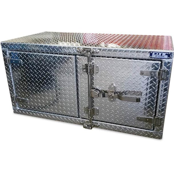 Bar Lock With Cam Lock 48" Underbody Tool Box - Front