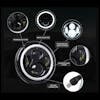 7" Round LED Halo Ring High & Low Beam Projector Headlight - Features