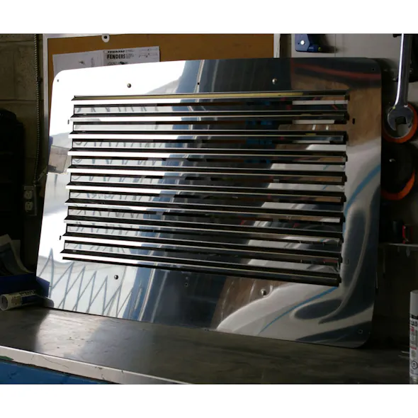 Volvo VNL Louvered Replacement Grill 2004-2018 On Truck