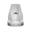 Chrome 33mm Lug Nut Cover (Side View)