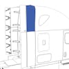 Freightliner Cascadia Rear Sleeper Fairing A22-67507-001