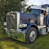 Peterbilt 300 Series Mirror Shine 14" Stainless Steel Ultra Cab Drop Visor Side View