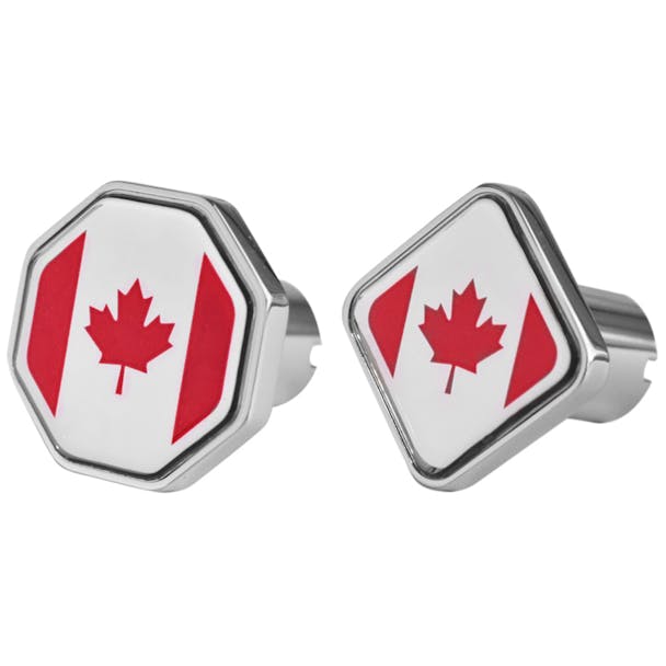 Canada Flag Tractor Trailer Air Brake Knob