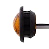 1 LED Mini Clearance Marker Light With Rubber Grommet - Amber/Amber Side