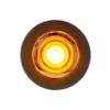 1 LED Mini Clearance Marker Light With Rubber Grommet - Amber/Clear On