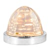 18 LED Classic Style Watermelon Surface Mount Light By Grand General Amber Clear With Base Front View 