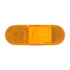 8 Amber SMD LED Mid Trailer Turn Signal Light Top Down View Off